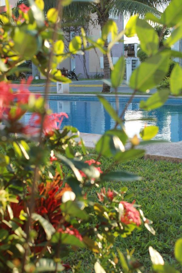 Relajante Y Acogedor Apartamento Con Alberca En Канкун Экстерьер фото